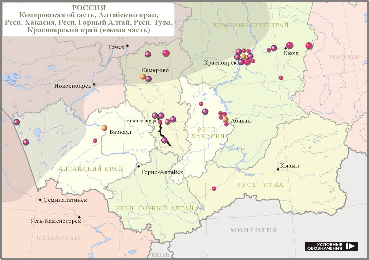 Карта лагерей гулага ссср